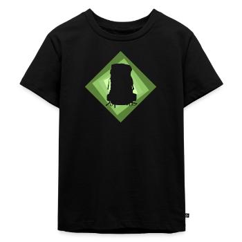 Backpacker Wanderer Backpacker - T-shirt Premium bio Enfant - noir - Devant - Mikhail (115cm)