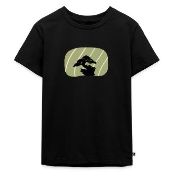 Bäume Bäume Wachsen - Kinder Premium Bio T-Shirt - Schwarz - Vorne - Mikhail (115cm)