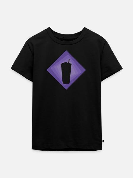 Bubble Tea Bubble Tee - Kinder Premium Bio T-Shirt - Schwarz