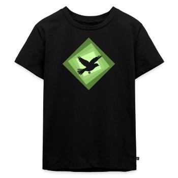 Ailes d’oiseau Oiseaux - T-shirt Premium bio Enfant - noir - Devant - Mikhail (115cm)