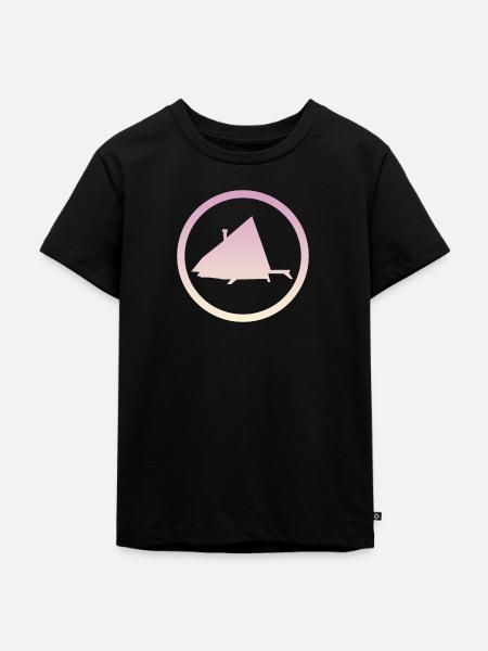 Camping Glamping Modern - Kinder Premium Bio T-Shirt - Schwarz
