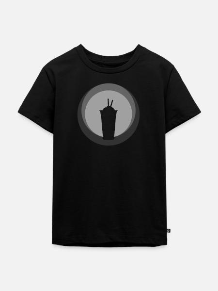 Tee Boba Tee - Kinder Premium Bio T-Shirt - Schwarz
