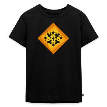 Crypto Cryptowährung Blockchain - Kinder Premium Bio T-Shirt - Schwarz - Vorne - Mikhail (115cm)