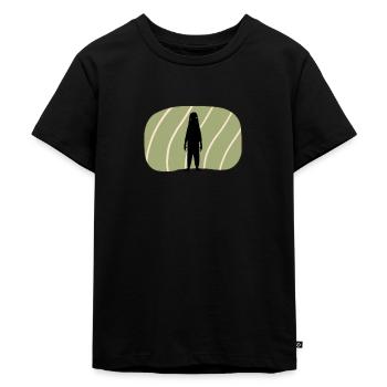 Cryptozoology Fairy Tale Mythical - Kids Premium Organic T-Shirt - black - Front - Mikhail (115cm)