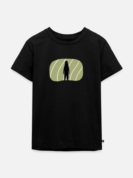 Kryptozoologie Märchen Mythisch - Kinder Premium Bio T-Shirt - Schwarz