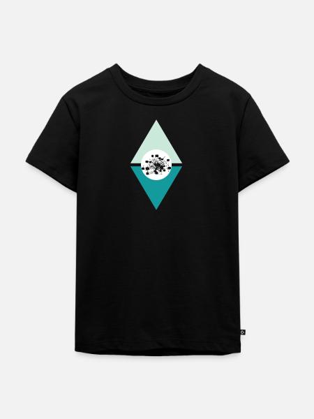 Crypto Blockchain Cryptocurrency - Kinder Premium Bio T-Shirt - Schwarz
