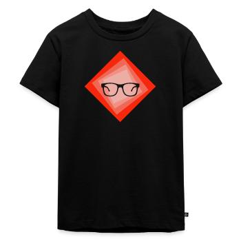 Lire l’auteur du livre - T-shirt Premium bio Enfant - noir - Devant - Mikhail (115cm)