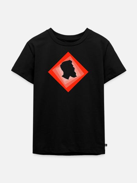 Bart Gentleman Baertig - Kinder Premium Bio T-Shirt - Schwarz