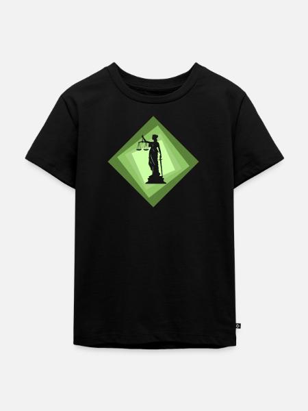 Gericht Recht Absatz - Kinder Premium Bio T-Shirt - Schwarz