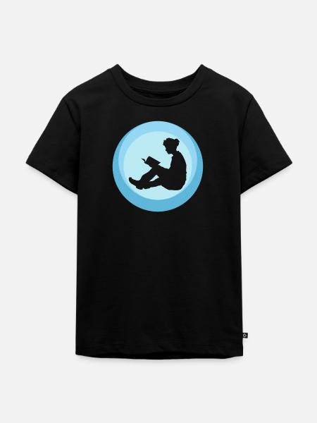 Lesen Writing - Kinder Premium Bio T-Shirt - Schwarz