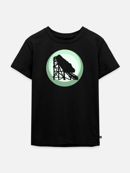 Rummel Riesenrad - Kinder Premium Bio T-Shirt - Schwarz