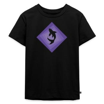 Koi Fish Fishing Fish Head - T-shirt Premium bio Enfant - noir - Devant - Mikhail (115cm)