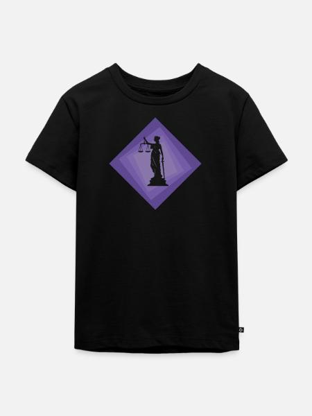 Gericht Richter - Kinder Premium Bio T-Shirt - Schwarz