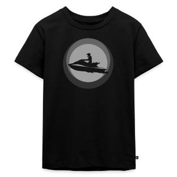 Jet Ski Wakeskating Bateau à moteur - T-shirt Premium bio Enfant - noir - Devant - Mikhail (115cm)