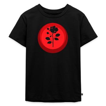Floristik Flower Power Hobbygärtner - Kinder Premium Bio T-Shirt - Schwarz - Vorne - Mikhail (115cm)