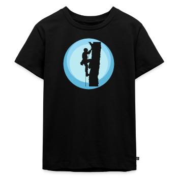 Escalade Accrobranche - T-shirt Premium bio Enfant - noir - Devant - Mikhail (115cm)