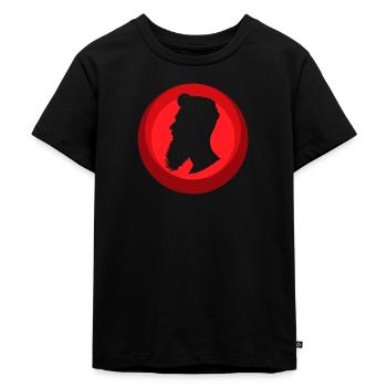 Mustache, Barbe, Poils du visage - T-shirt Premium bio Enfant - noir - Devant - Mikhail (115cm)