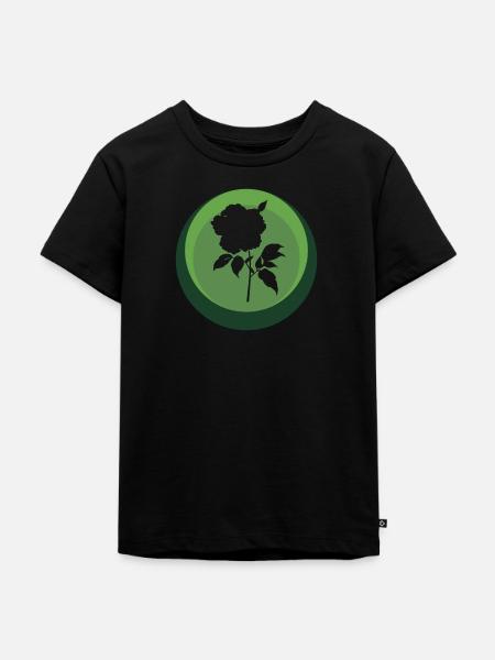 Floristik Hobbygärtner - Kinder Premium Bio T-Shirt - Schwarz