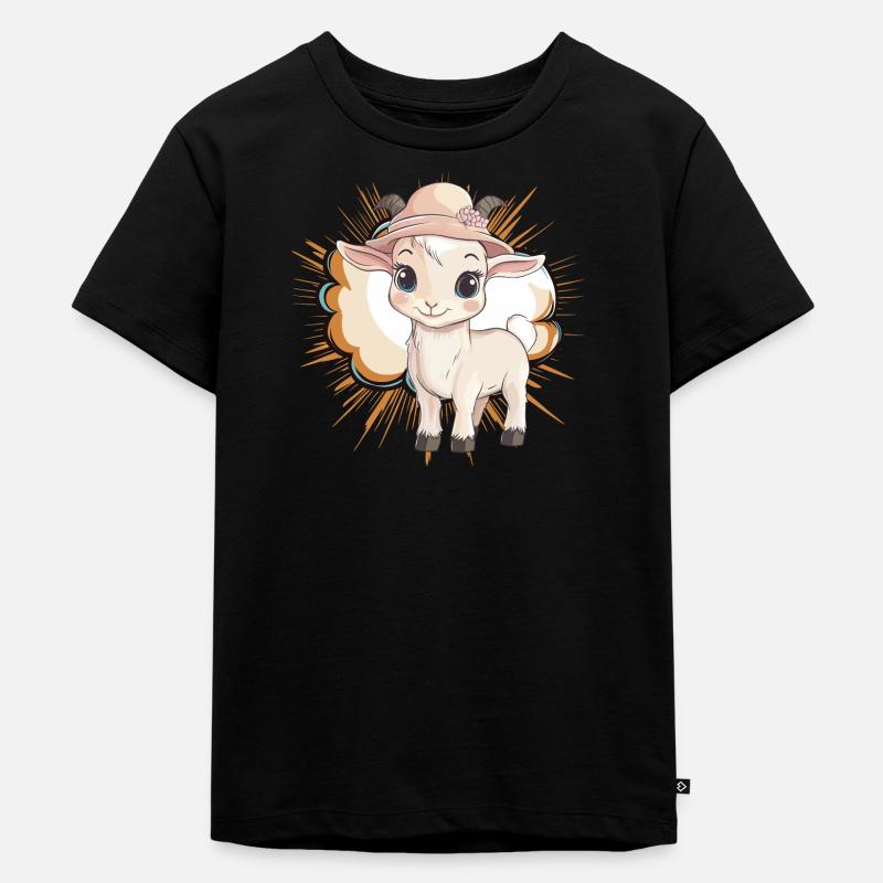 Chèvre Chèvre Chèvre - T-shirt Premium bio Enfant - noir
