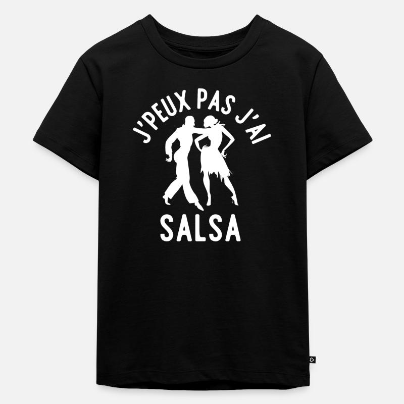 Ich kann nicht. - Kinder Premium Bio T-Shirt - Schwarz