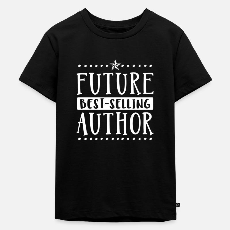 Future Best-Selling Author - Kinder Premium Bio T-Shirt - Schwarz