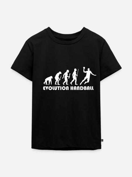 Evolution Handball - Kinder Premium Bio T-Shirt - Schwarz