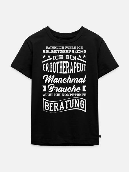Ergotherapeut Beratung - Kinder Premium Bio T-Shirt - Schwarz
