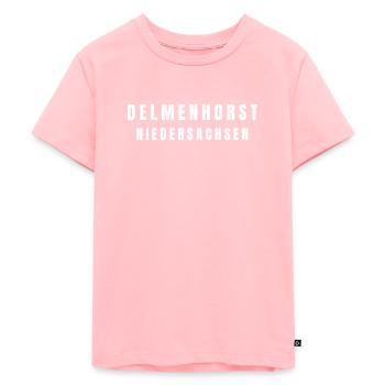 Delmenhorst Niedersachsen - Kinder Premium Bio T-Shirt - Rosa - Vorne - AI Model Kid Female (0cm)