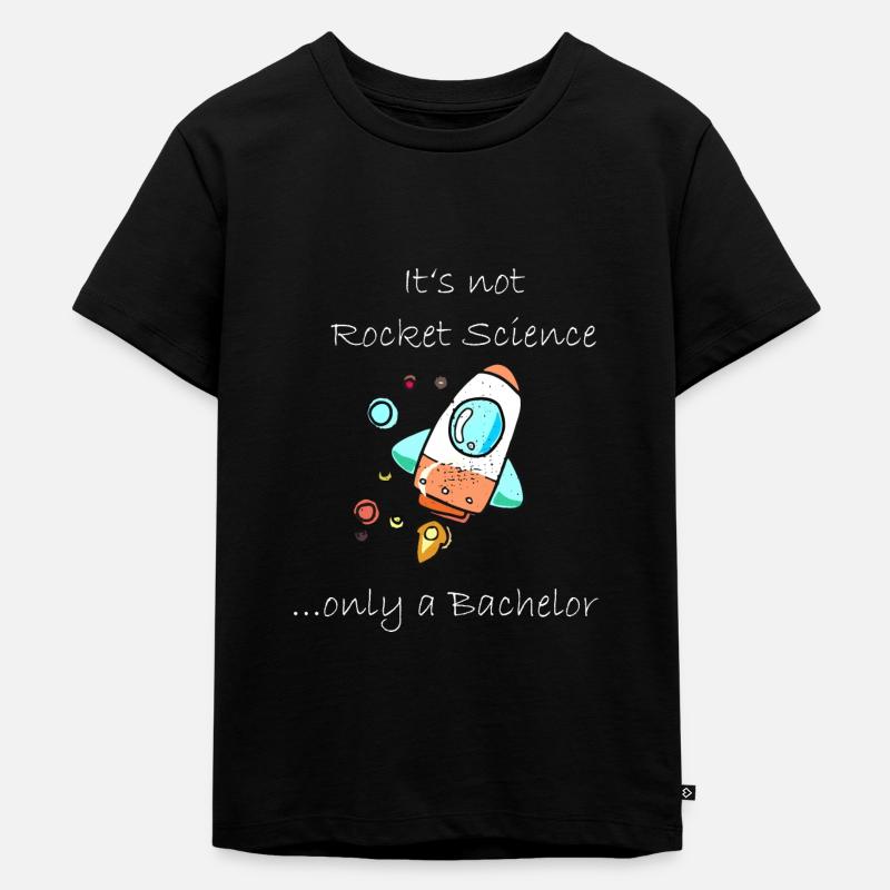 Pas Rocket Science Bachelor - T-shirt Premium bio Enfant - noir