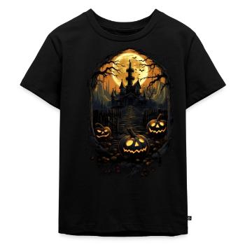 Halloween horror - Kids Premium Organic T-Shirt - black - Front - Mikhail (115cm)