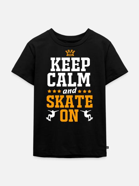 Longboard Longboarder Longboarding - Kinder Premium Bio T-Shirt - Schwarz
