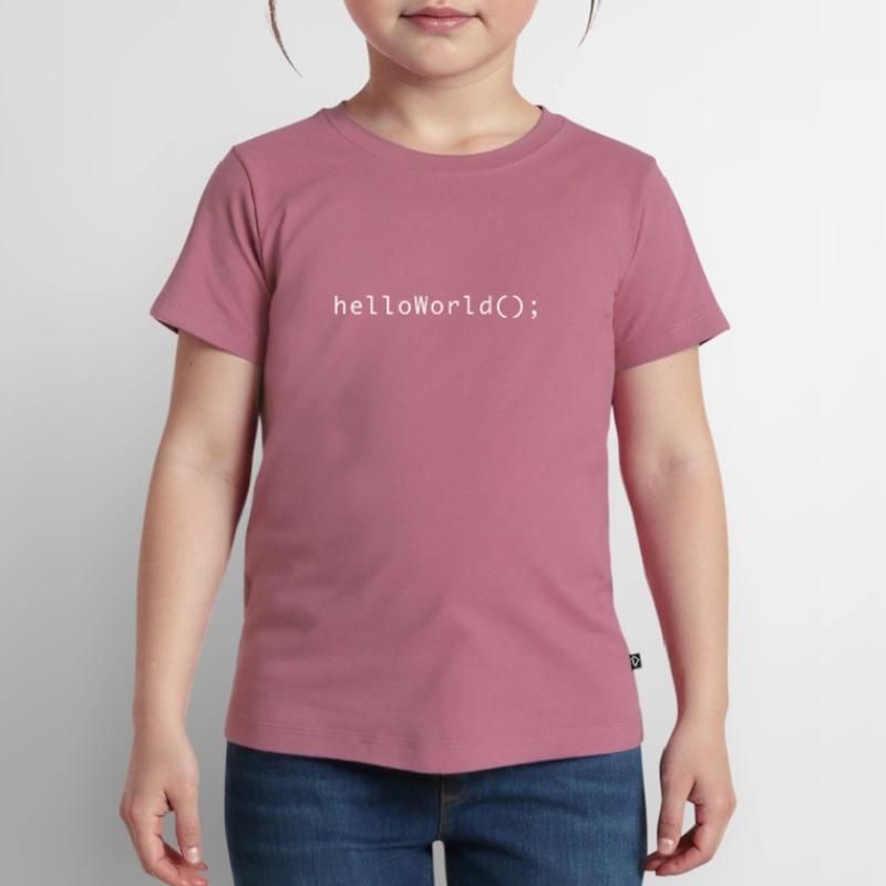 HelloWorld Program Code Coding Informatik Kids Premium Organic T-Shirt