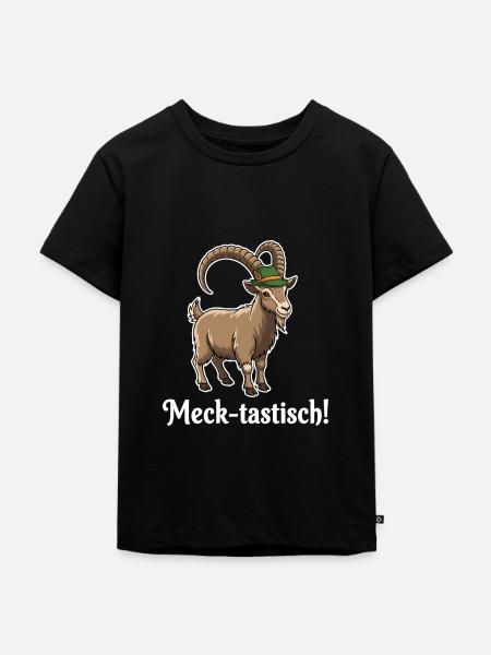 Meck-tastisch ! - Kinder Premium Bio T-Shirt - Schwarz