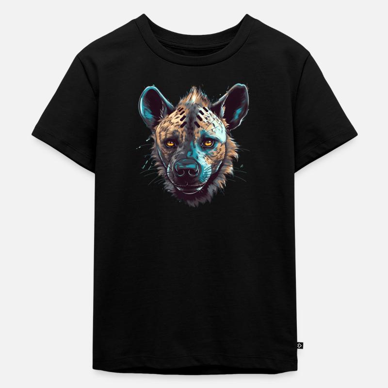 Bad Hyena - Kinder Premium Bio T-Shirt - Schwarz