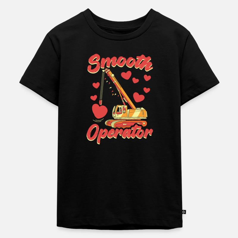 Smooth Operator - Kinder Premium Bio T-Shirt - Schwarz