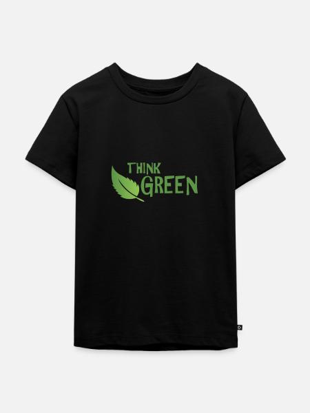 Klimaschutz - Kinder Premium Bio T-Shirt - Schwarz