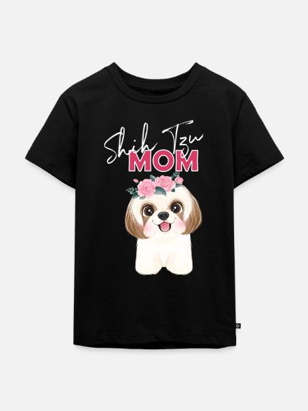 Shih Tzu - - Kids Premium Organic T-Shirt - black