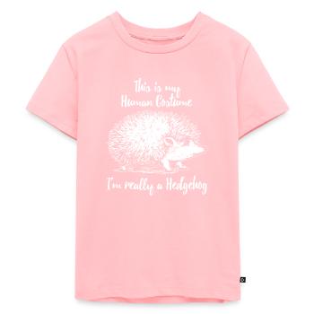 Cadeau de chute d'épine animal hérisson - T-shirt Premium bio Enfant - rose - Devant - AI Model Kid Female (0cm)