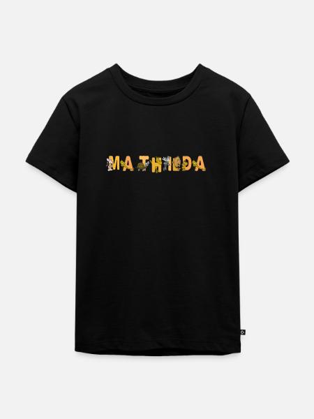 Mathilda - Kinder Premium Bio T-Shirt - Schwarz