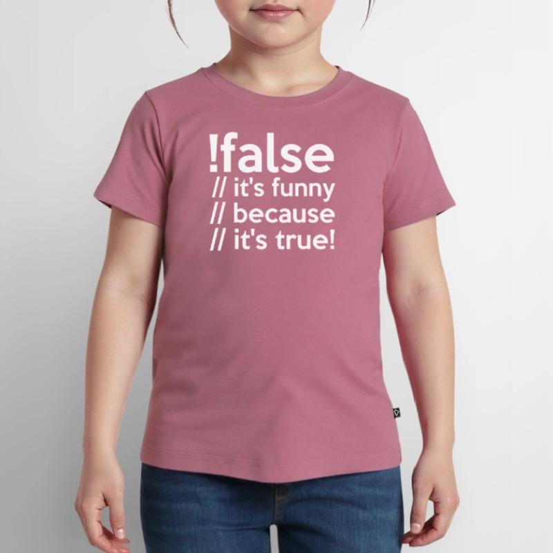 Programmierer false true Informatiker Student Code Kinder Premium Bio T-Shirt
