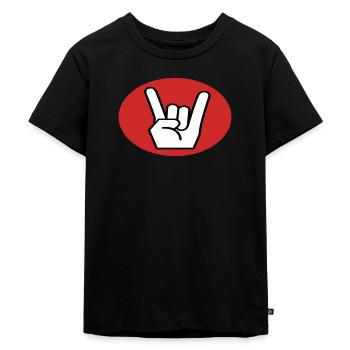 Heavy Metal Rock musique personnages de fan cadeau - T-shirt Premium bio Enfant - noir - Devant - Mikhail (115cm)