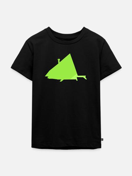 Modern Modern Haus - Kinder Premium Bio T-Shirt - Schwarz