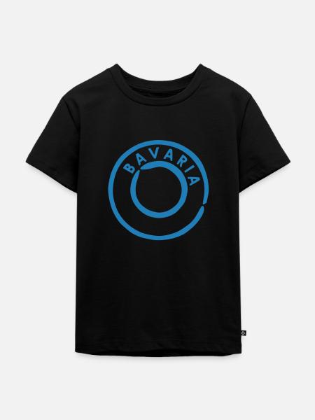 Bavaria - Kinder Premium Bio T-Shirt - Schwarz