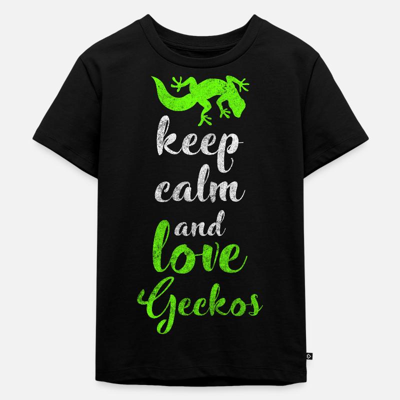 Reptiles Tropical Pet Lizard Lover - T-shirt Premium bio Enfant - noir