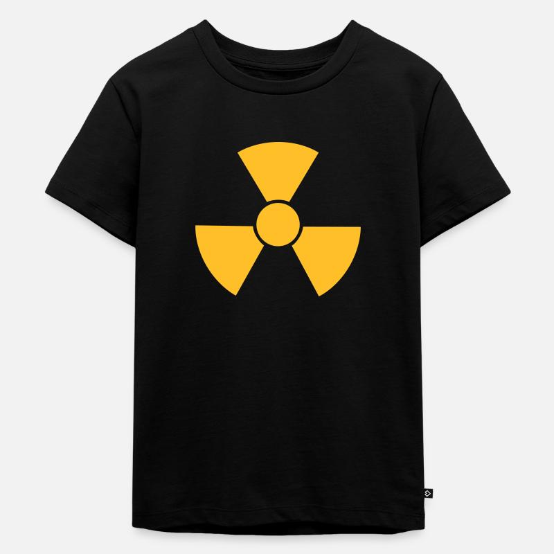 radio active logo 1clr_x2 FR - T-shirt Premium bio Enfant - noir