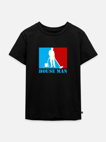 Hausmann - Kinder Premium Bio T-Shirt - Schwarz
