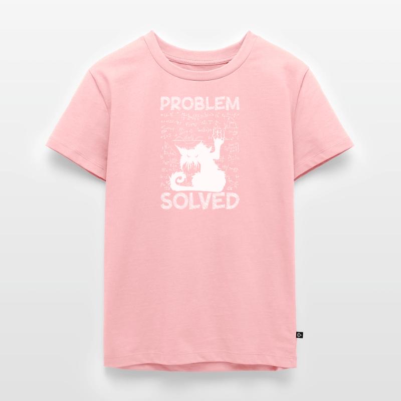 Problem Solved Math Student Homework Math Kinder Premium Bio T-Shirt