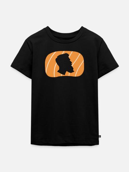 Bart Baertig Hipster - Kinder Premium Bio T-Shirt - Schwarz