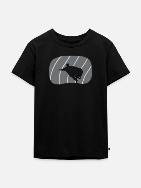Wingsuit Fliegen Unfall - Kinder Premium Bio T-Shirt - Schwarz
