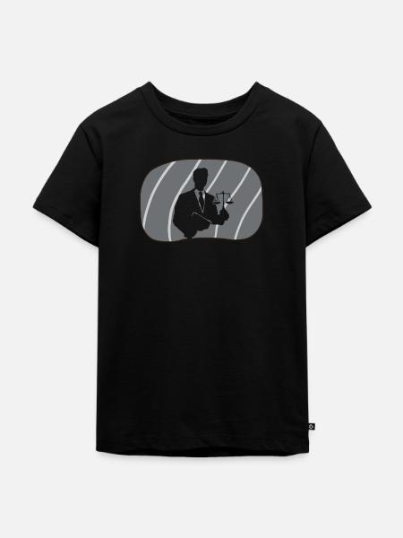Gericht Versicherung - Kinder Premium Bio T-Shirt - Schwarz